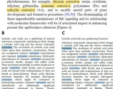 “Corrosive” acids, inaccurate forms of salicylic, jasmonic, gibberellic and abscisic acids, in the plant literature